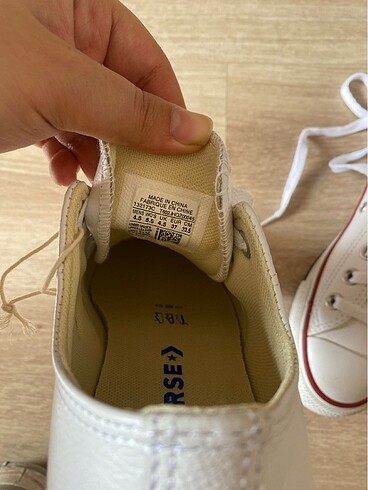 37 Beden Beyaz converse ayakkabı