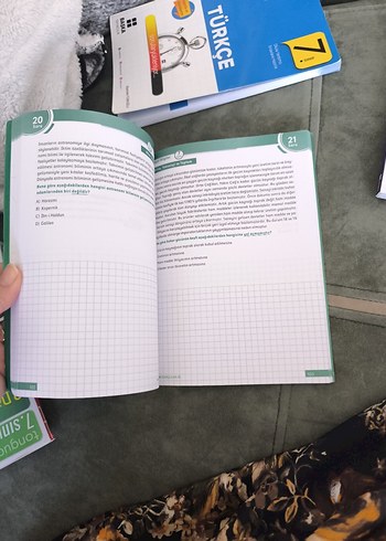 7. Sınıf Türkçe, Matematik ve Sosyal Bilgiler Soru Kitapları. - Görsel 4