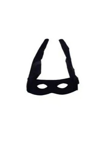 Zorro Şapka Maske Set Yetişkin - Görsel 2