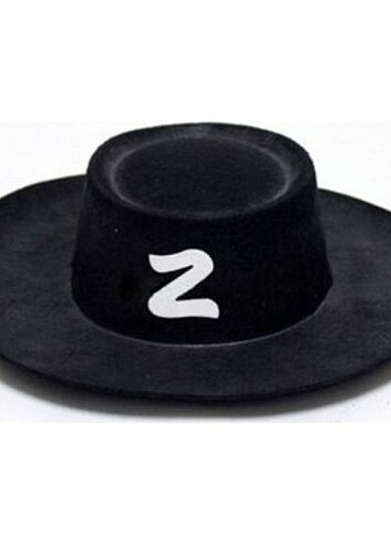 Zorro Şapka Maske Set Yetişkin - Görsel 4