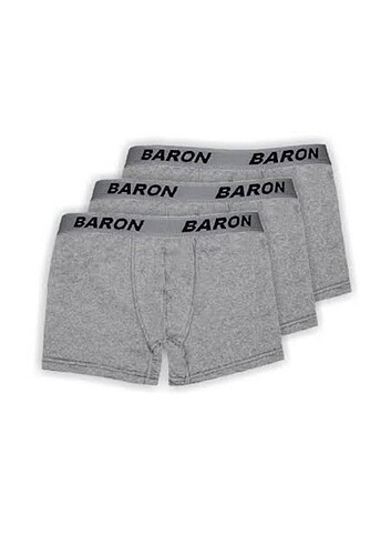 Baron boxer 6 adet xl gri