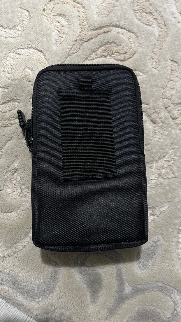 Siyah Fermuarlı Erkek Bel Çantası - Görsel 4