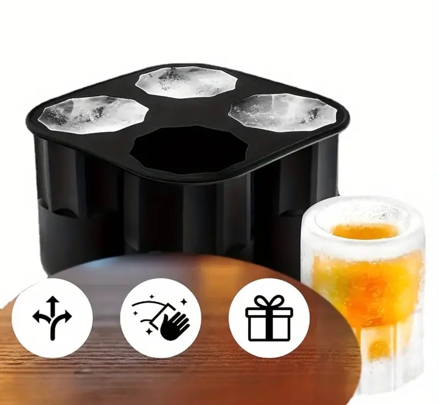 Buz Kalıplı Şeffaf Bardak Seti - Görsel 2