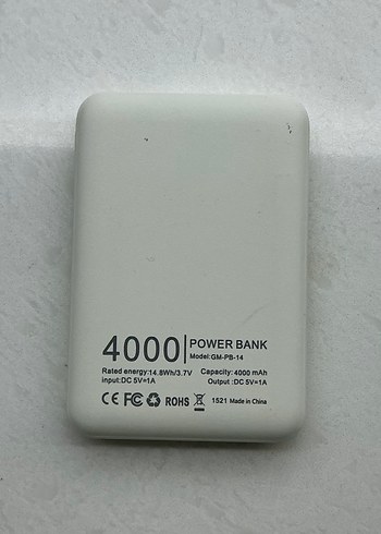 GoMobile Beyaz Power Bank - Görsel 2