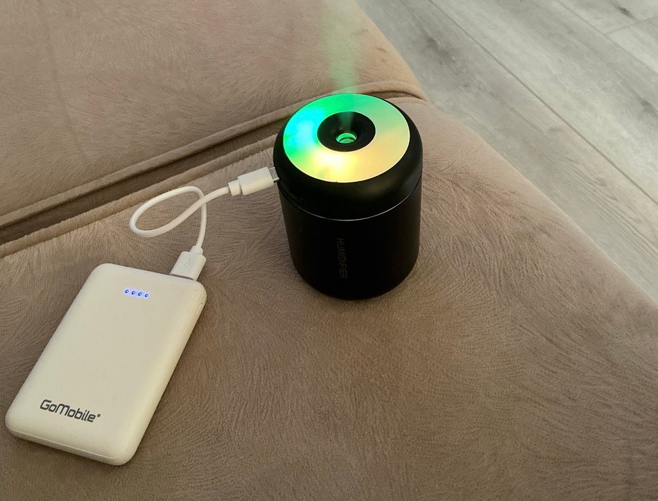 Siyah Renkli Nemlendirici ve Hava Temizleyici - Görsel 2