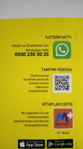 Beden Renk M+ yayınları Test kitabi