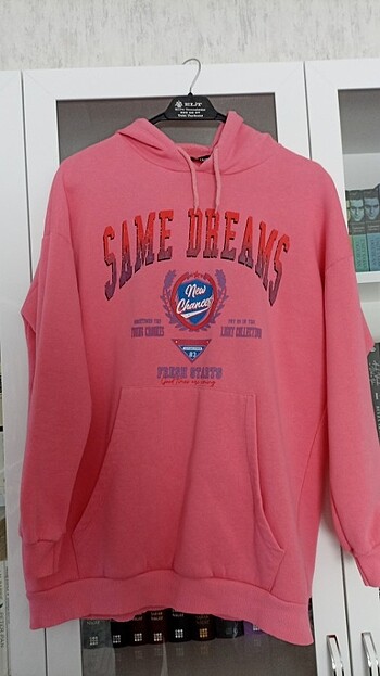 Sweatshirt Pembe