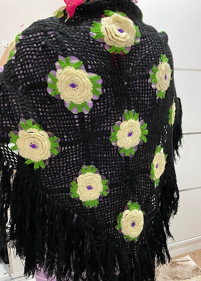 Örgü şal - Görsel 2