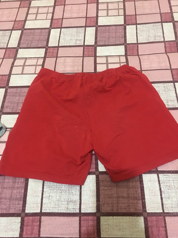 Kırmızı Gri 3.adet şort cepli - Görsel 2