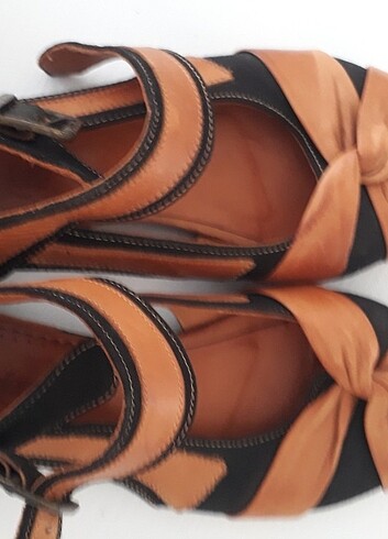 38 Beden turuncu Renk Kadın sandalet