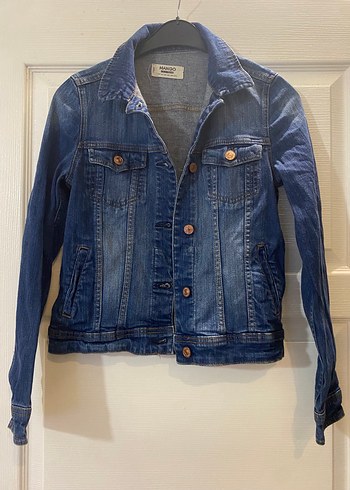 Mango Mavi Denim Ceket