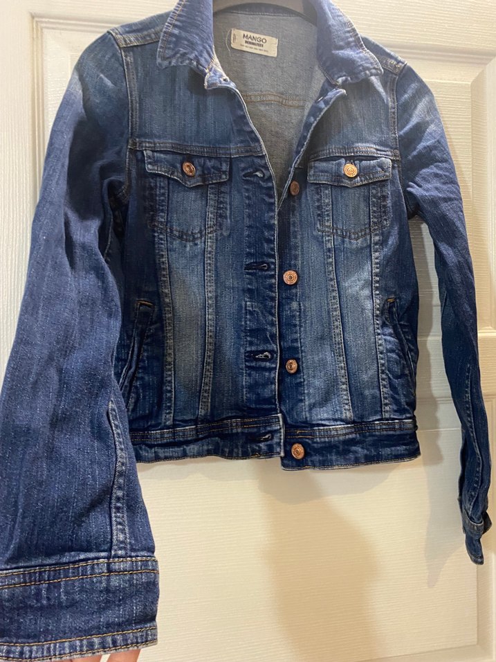 Mango Mavi Denim Ceket — görsel 3/4