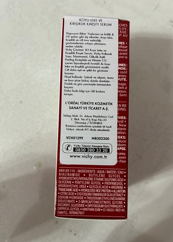 Vichy Liftactiv B3 Serum 30 ml Anti-Aging - Görsel 6