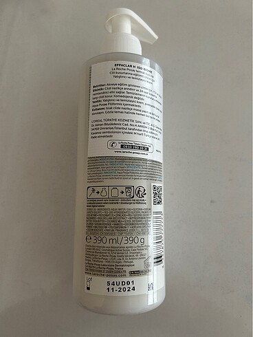 Beden La Roche Posay Effaclar H Iso 390 ml