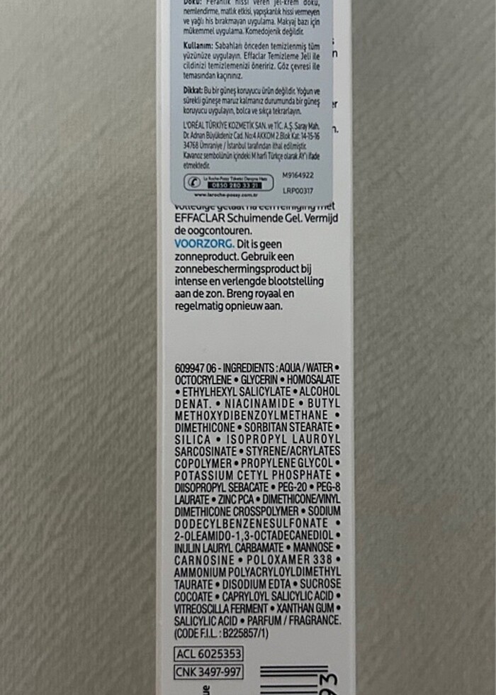 La Roche Posay Effaclar Duo spf 30 - Görsel 2