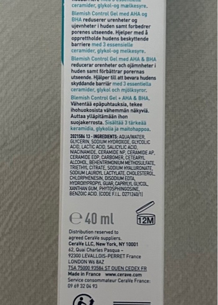 Cerave Blemish Control Gel - Görsel 2