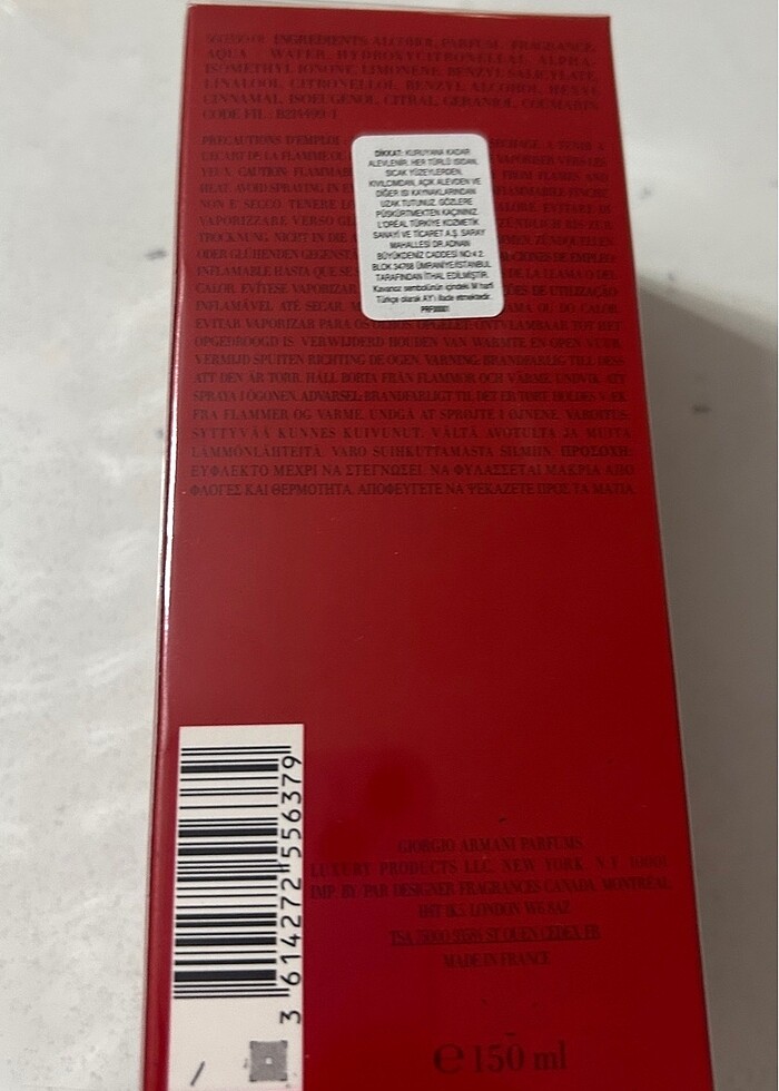 GIORGIO ARMANI SI PASSIONE 150ML - Görsel 5