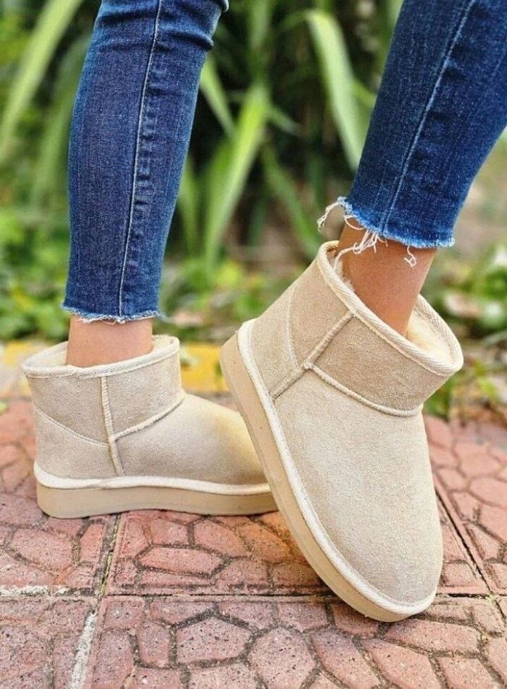 Yeni Sezon UGG Bot Bej - Görsel 4