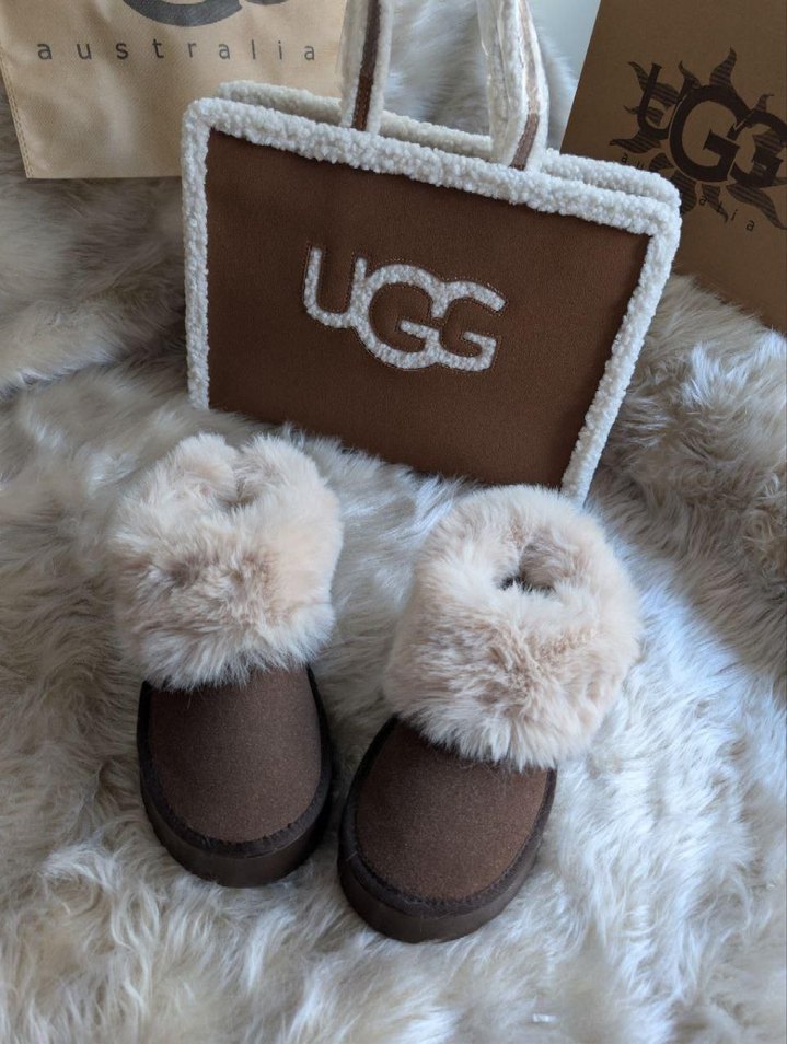 UGG Tazzella Kadın Kürklü Bot - Görsel 3