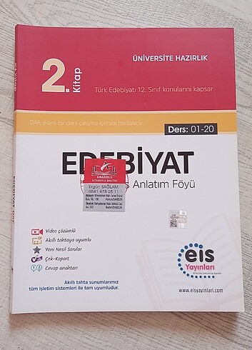 12. Sınıf edebiyat anlatım föyü 2. Kitap 