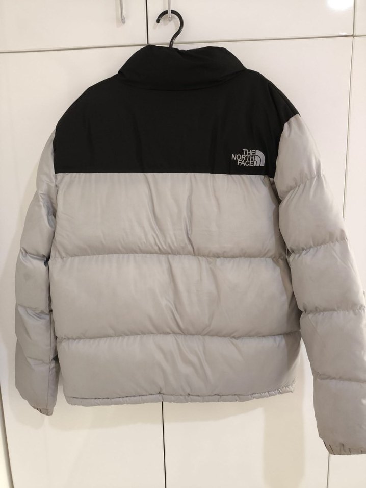 The North Face Gri Şişme Erkek Mont - Görsel 2