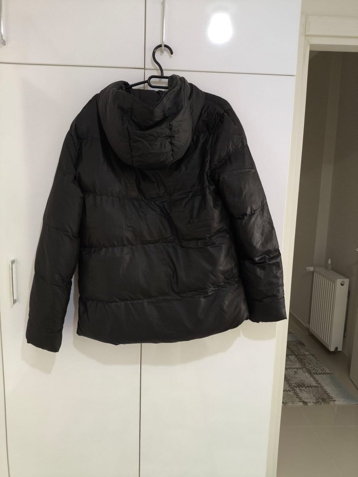 Nike Siyah erkek Midi Kışlık Spor Mont - Görsel 4