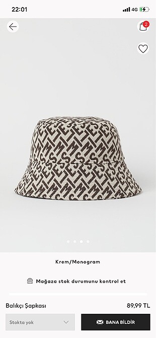 H&M bucket şapka