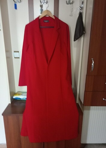 Kap pardesü kırmızı boy 110 cm