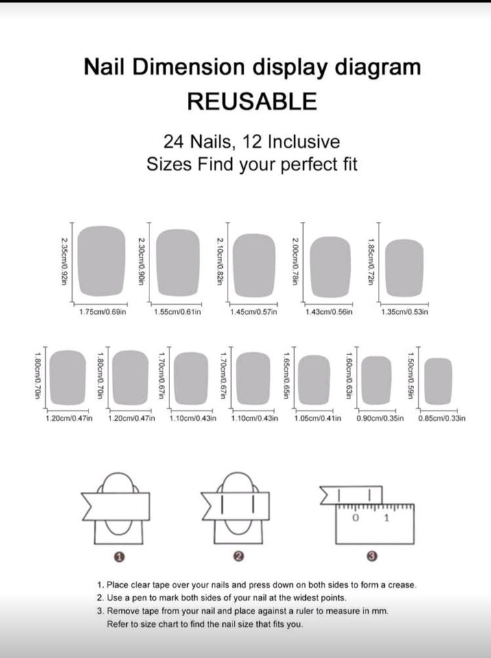 Parlak Kırmızı protez tırnak - Görsel 4