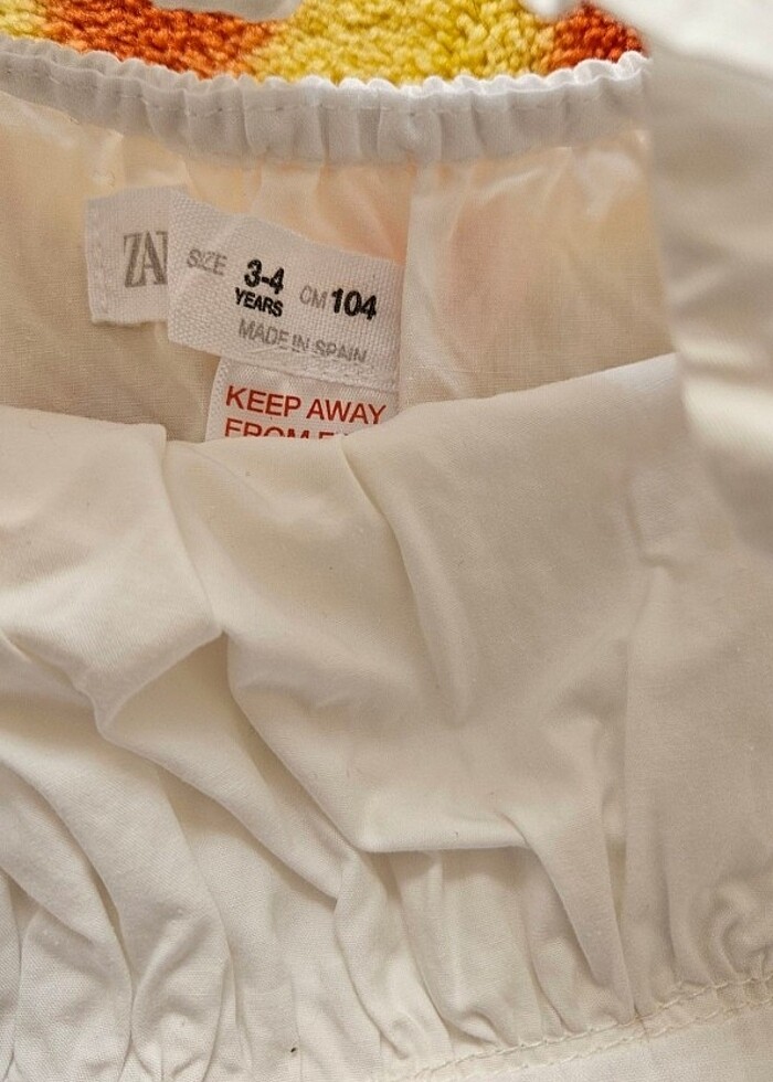 #zara kız çocuk elbise  - Görsel 2