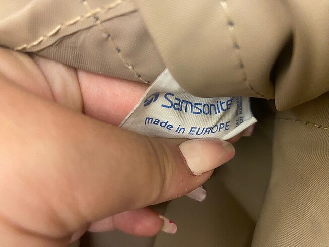  Beden lacivert Renk Orijinal samsonite çanta