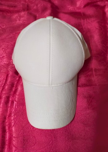 Beyaz unisex şapka