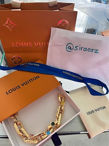 Beden altın Renk Louis Vuitton bileklik kelepçe bilezik