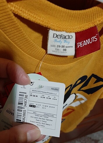 Defacto DEFACTO 24 36 ay arası erkek bebek Tişört Yeni Etiketli Paketind