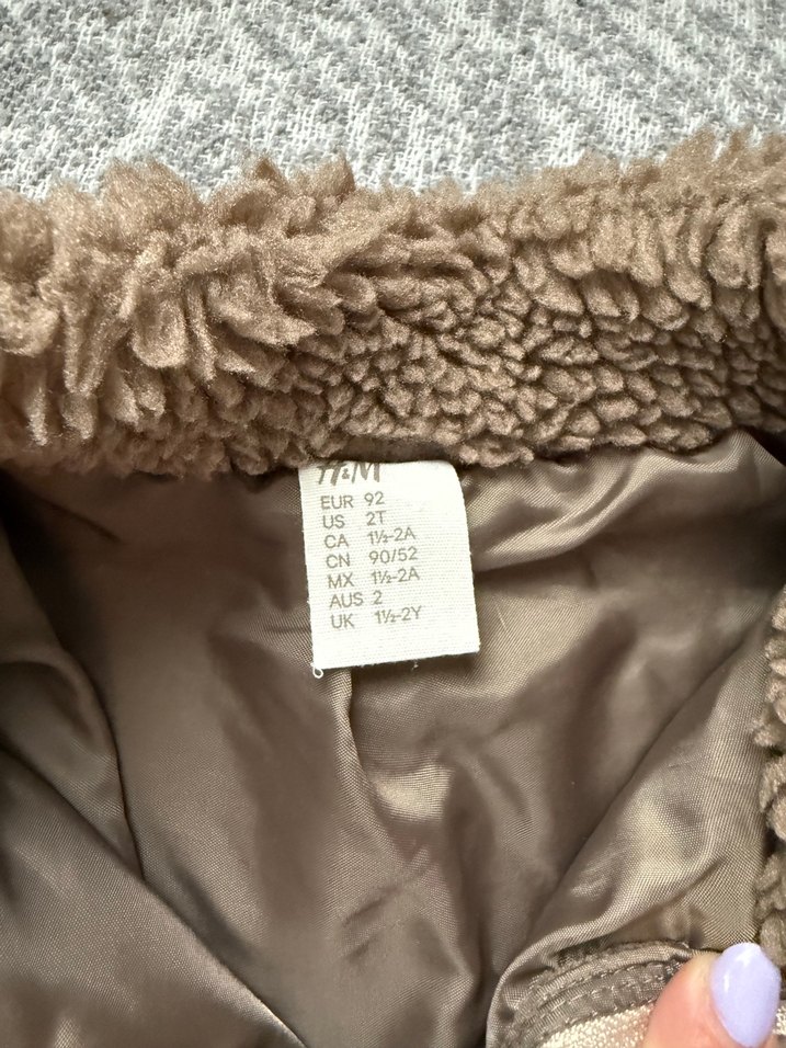 Erkek Çocuk Kahverengi Kürklü Ceket - Görsel 3