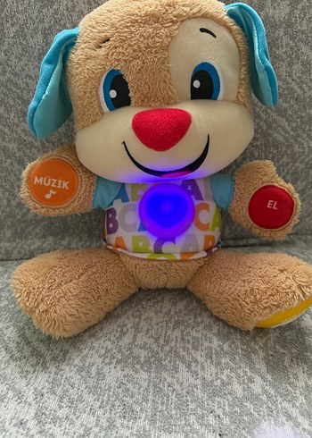 Renkli Eğitici Müzikli Peluş Köpek Oyuncak