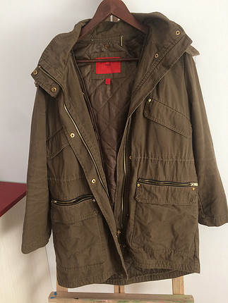 m Beden Mango Kapüşonlu Parka