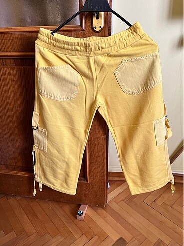 Zara koton kumaş kapri M beden