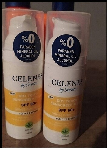 Celenes güneş kremi 1 adet 