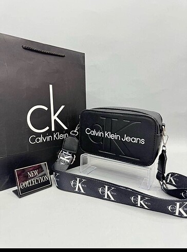 Calvin Klein siyah askılı çanta