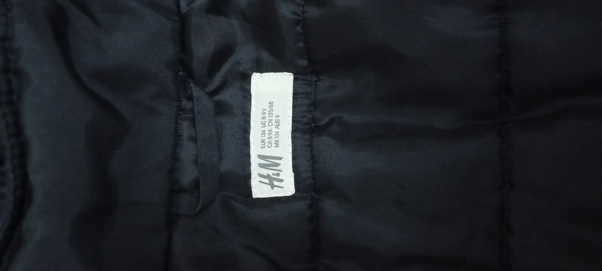 Unısex Çocuk Siyah Kürklü Mont 8,9,10 yaş için uygundur - Görsel 3