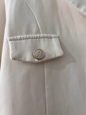 Gold düğmeli Blazer Ceket - Görsel 6