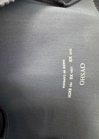 Oysho siyah Core control biker tayt - Görsel 3