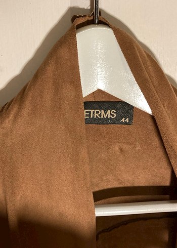 Püsküllü Kahverengi Süet Kadın Ceket - Görsel 2