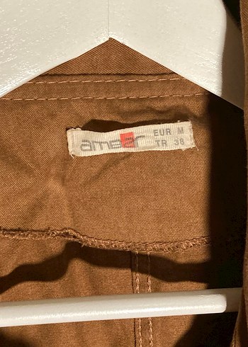 Düğmeli Kahverengi  Trençkot - Görsel 2