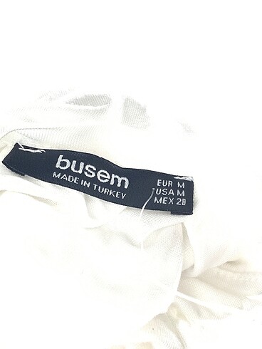 m Beden beyaz Renk PreLoved Bluz %70 İndirimli.