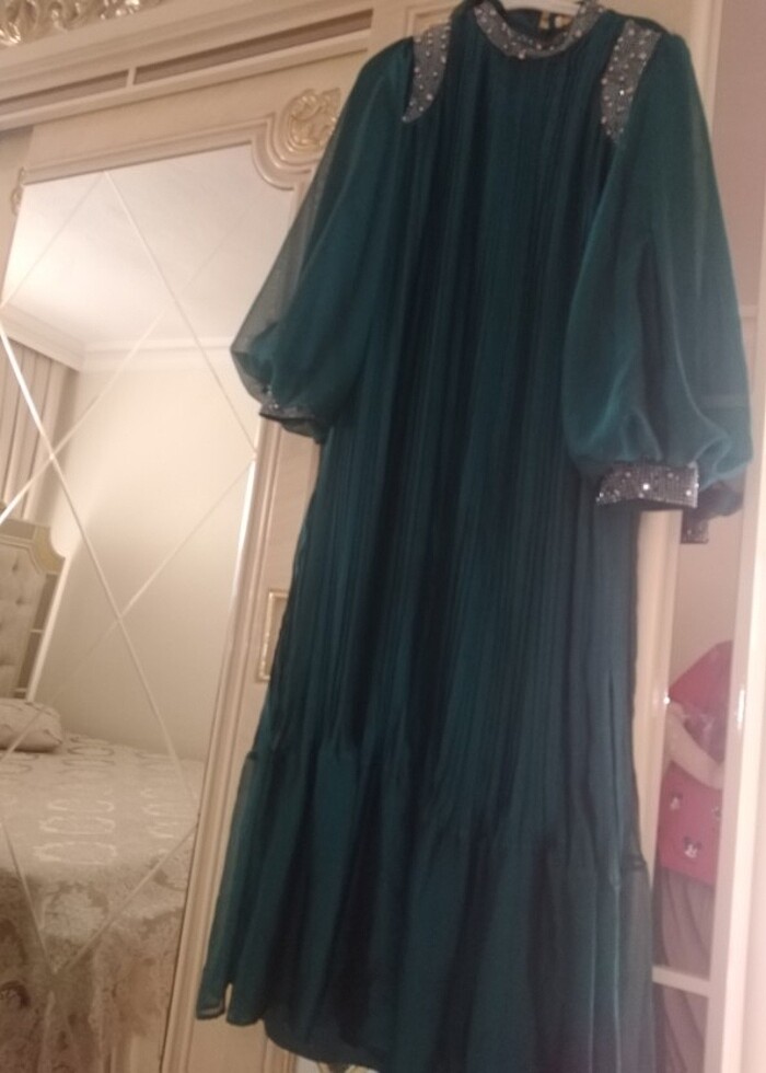 Tesettür abiye elbise  - Görsel 5