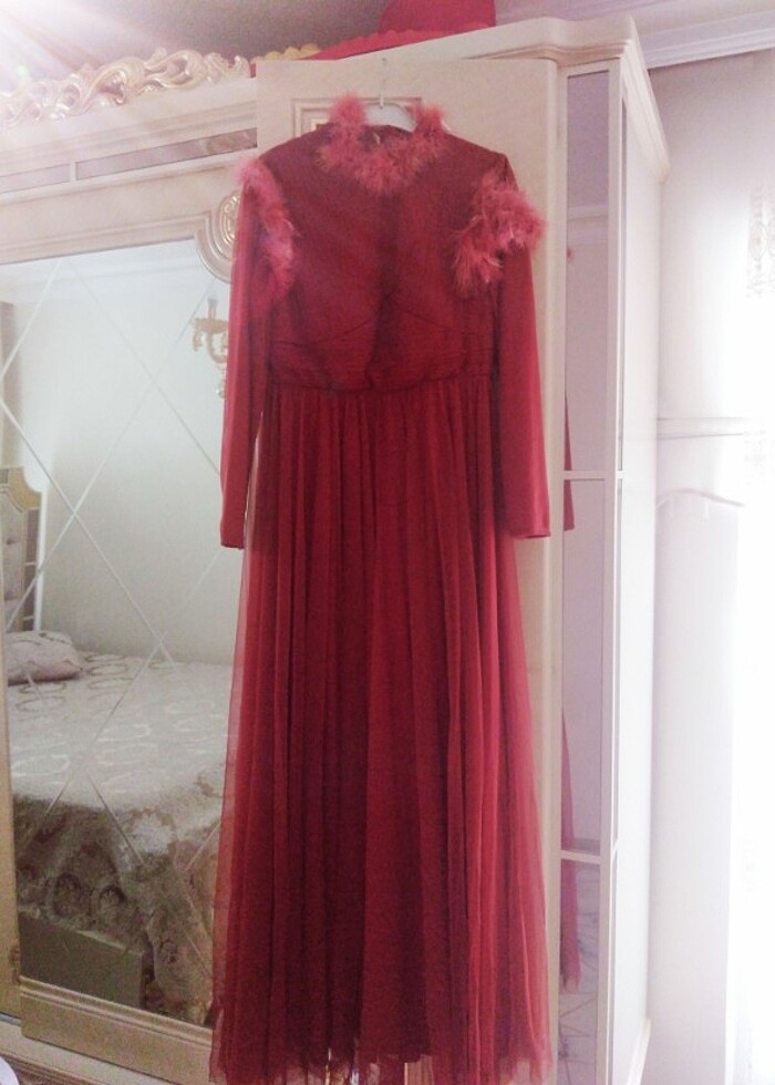 Tesettür abiye elbise  - Görsel 2