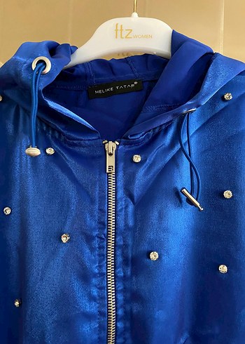 saks mavisi saten taşlı kap harika bi ürün Melike Tatar marka - Görsel 2