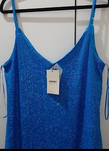 xl Beden Payetli mini elbise